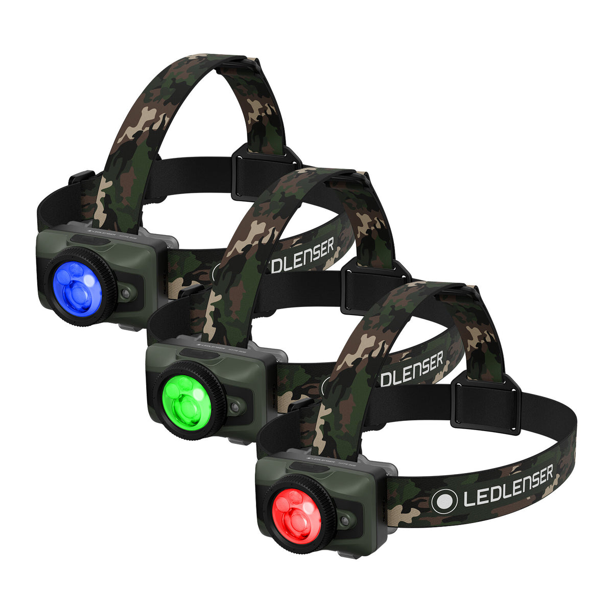 Ledlenser HF7R RGB Rechargeable Headlamp 1200 Lumens - Camo