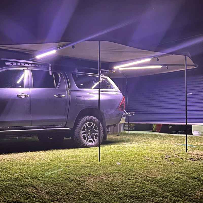 Hardkorr 3 Strip Tri-Colour LED Awning Light Kit, Camping Lights & Lanterns,    - Outdoor Kuwait