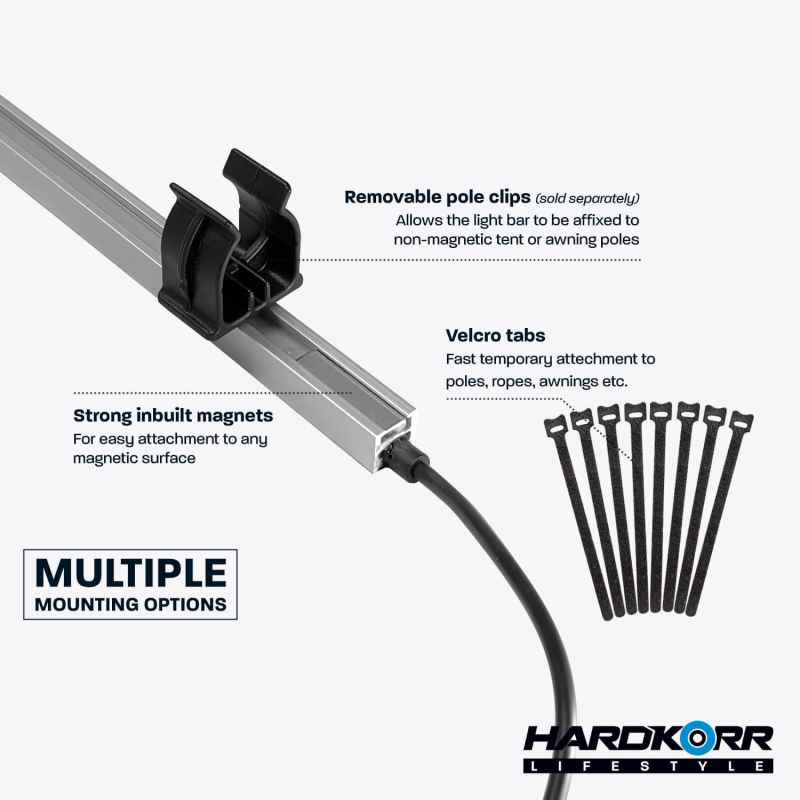 Hardkorr Life Style 4 Bar LED Camp Light Kit, Camping Lights & Lanterns,    - Outdoor Kuwait