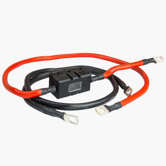 Hardkorr 5AWG Inverter Cable With 80A Fuse (For Use With 600W Inverter), Battery Accessories,    - Outdoor Kuwait