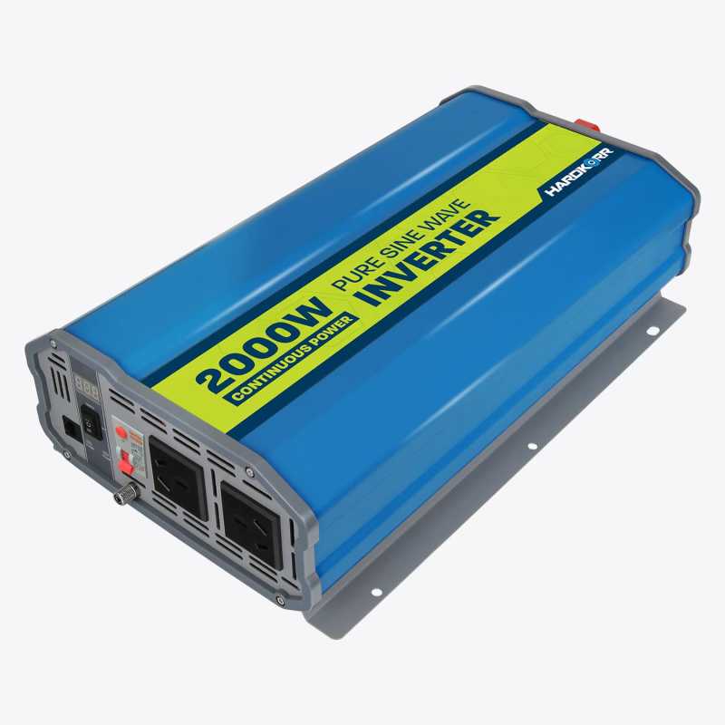 Hardkorr 2000W  Pure Sine Wave 12V TO 240V Inverter, Inverter,    - Outdoor Kuwait