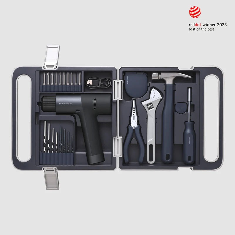 Hoto 12V Brushless Drill Tool Kit, Tool Set, - Outdoor Kuwait
