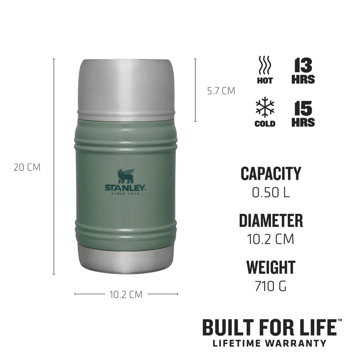 STANLEY THE ARTISAN THERMAL FOOD JAR | 0.5L, Food Storage, - Outdoor Kuwait