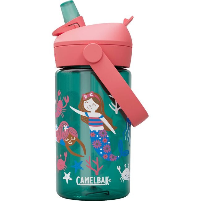 Camelbak Thrive™ Flip Straw Kids 14oz Bottle with Tritan™ Renew, Water Bottles, Mermaid Friends - Outdoor Kuwait