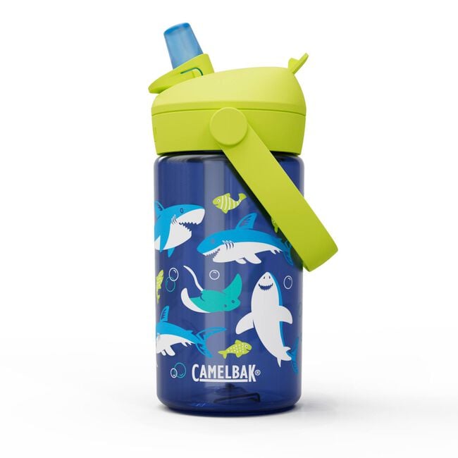 Camelbak Thrive™ Flip Straw Kids 14oz Bottle with Tritan™ Renew, Water Bottles, Sharks and Rays - Outdoor Kuwait
