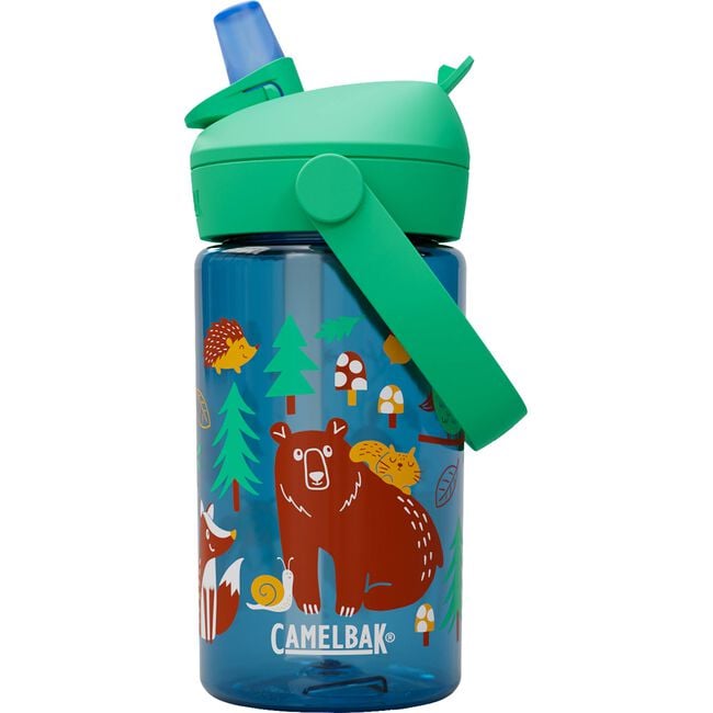 Camelbak Thrive™ Flip Straw Kids 14oz Bottle with Tritan™ Renew, Water Bottles, Friendly Forest - Outdoor Kuwait