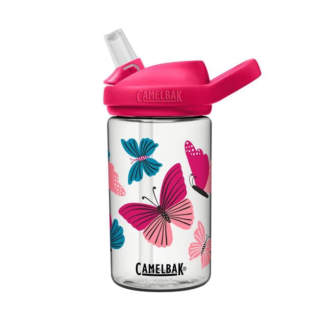Camelbak Eddy®+ Kids 14oz Bottle with Tritan™ Renew, Water Bottles, Colorblock Butterflies - Outdoor Kuwait