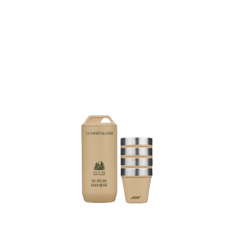 Cargo Container POCKET GLASS, Camp Furniture, Beige - Outdoor Kuwait