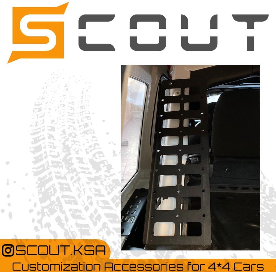Roll Bar Molle Panel for Wrangler JL 4-Door
