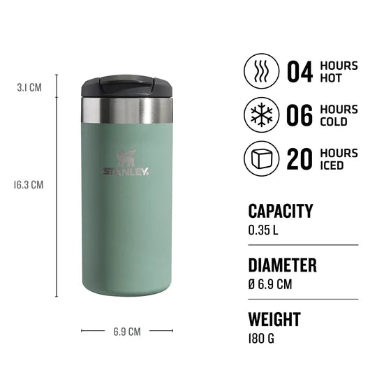 STANLEY THE AEROLIGHT™ TRANSIT MUG | 0.35L, Mugs, - Outdoor Kuwait