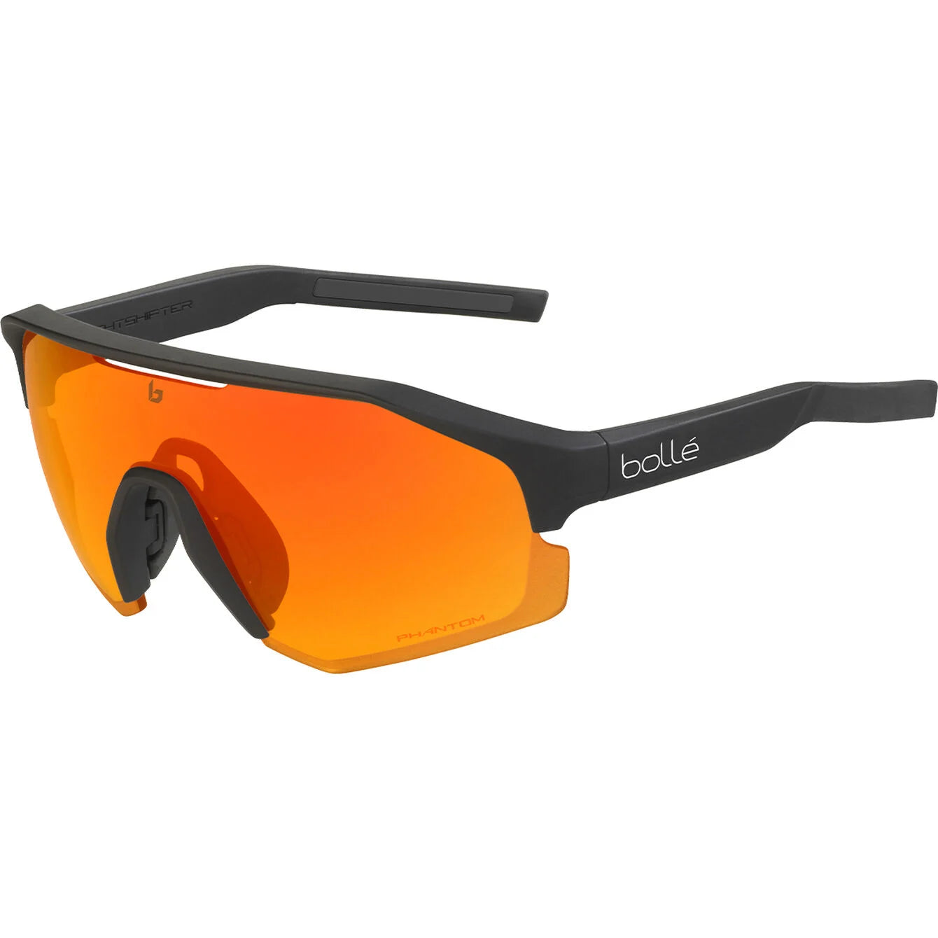Bolle Lightshifter, Sunglasses, Black Matte - Phantom Brown Red Photochromic - Outdoor Kuwait