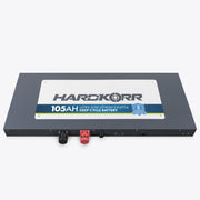 Hardkorr 105Ah Lithium LiFePO4 Slimline Deep Cycle Battery HKPBATLSL105