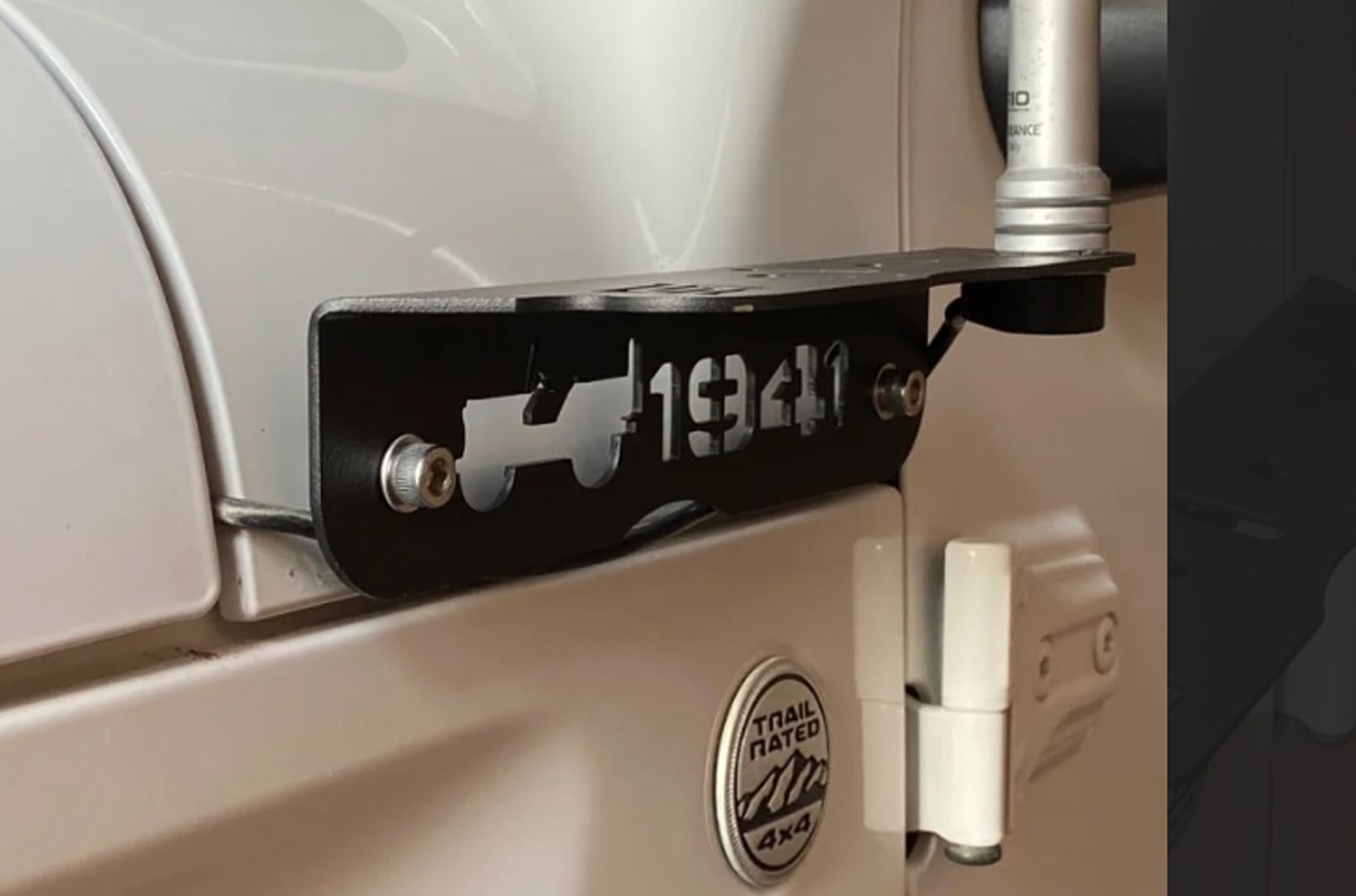 Scout Project LED Pods & Antenna Side Bracket Pair for Wrangler JL & Gladiator