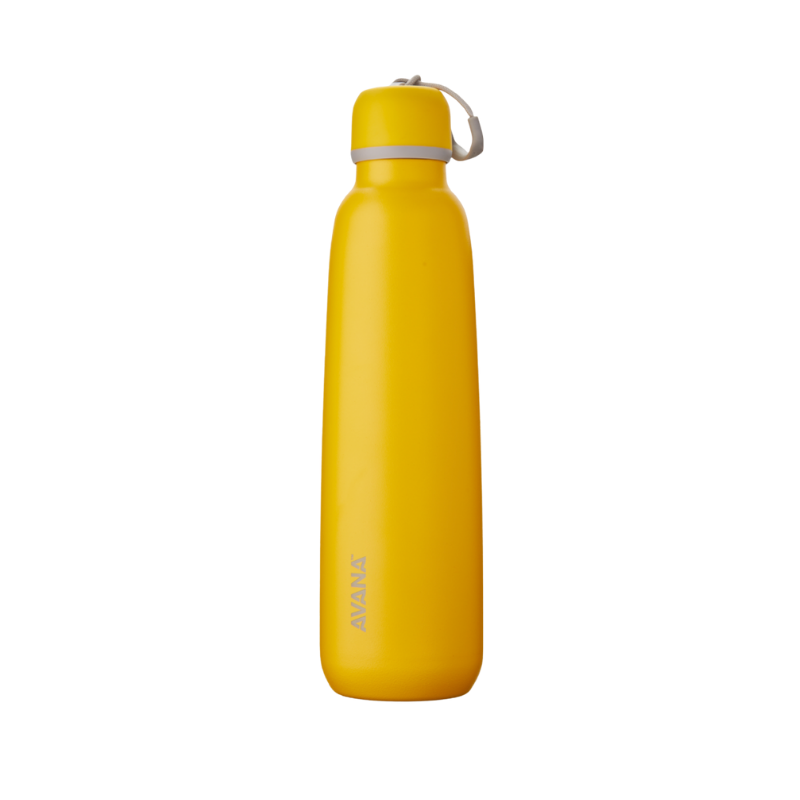 Avana Ashbury Stainless Steel Insulated Water Bottle, 24 oz, Water Bottles, Meyer Lemon   - Outdoor Kuwait