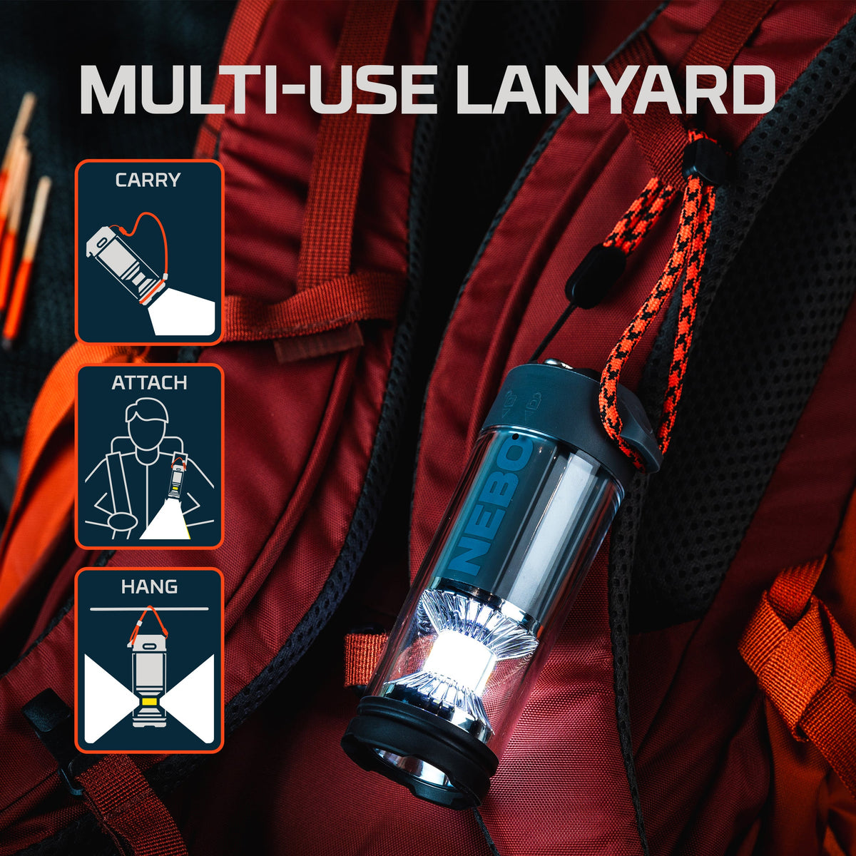 Nebo Triple Light Kit Mycro 250 Tempest 350 Torchy 600, Flashlights, - Outdoor Kuwait