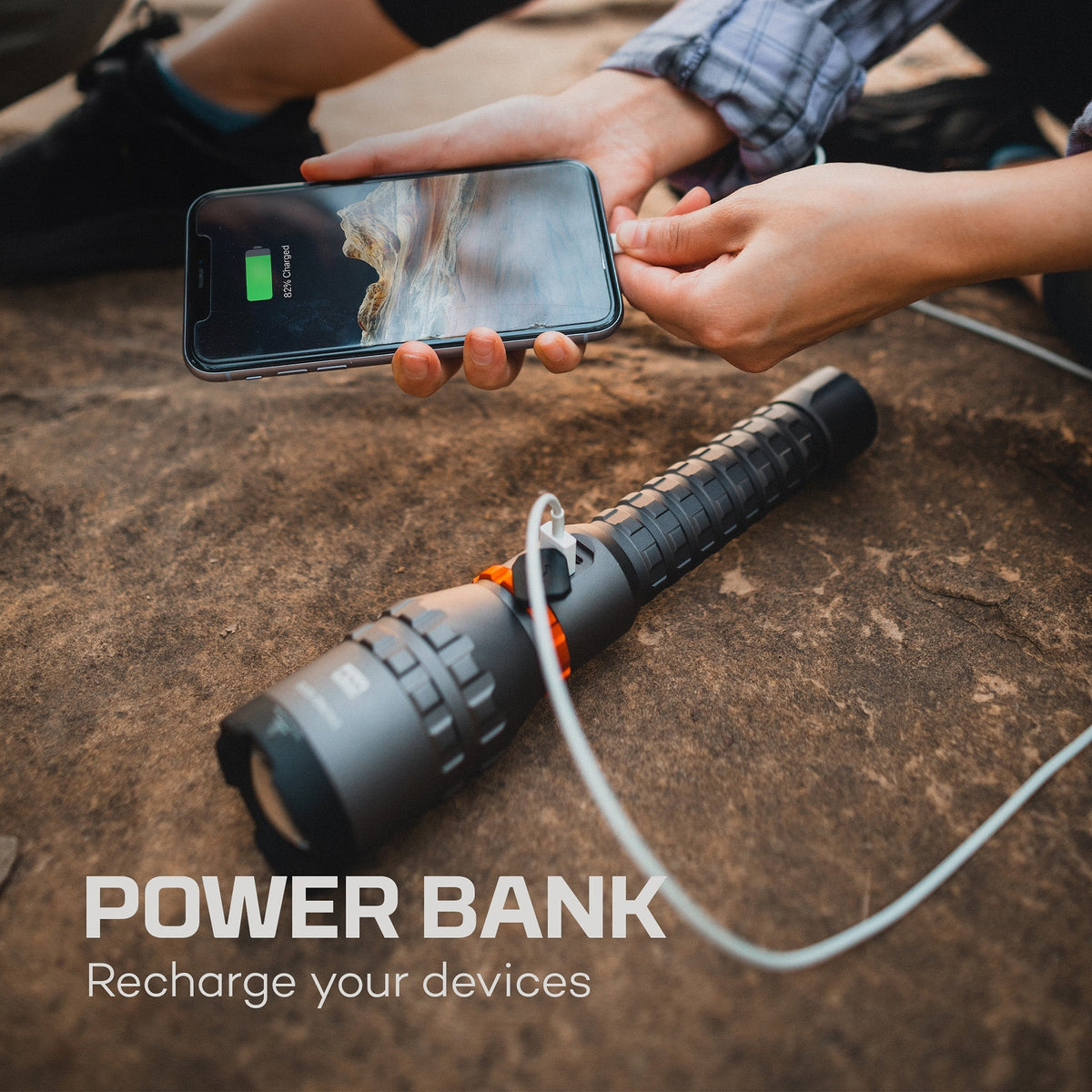 Nebo Davinci 8000 Lumen Rechargeable Flashlight, Flashlights, - Outdoor Kuwait