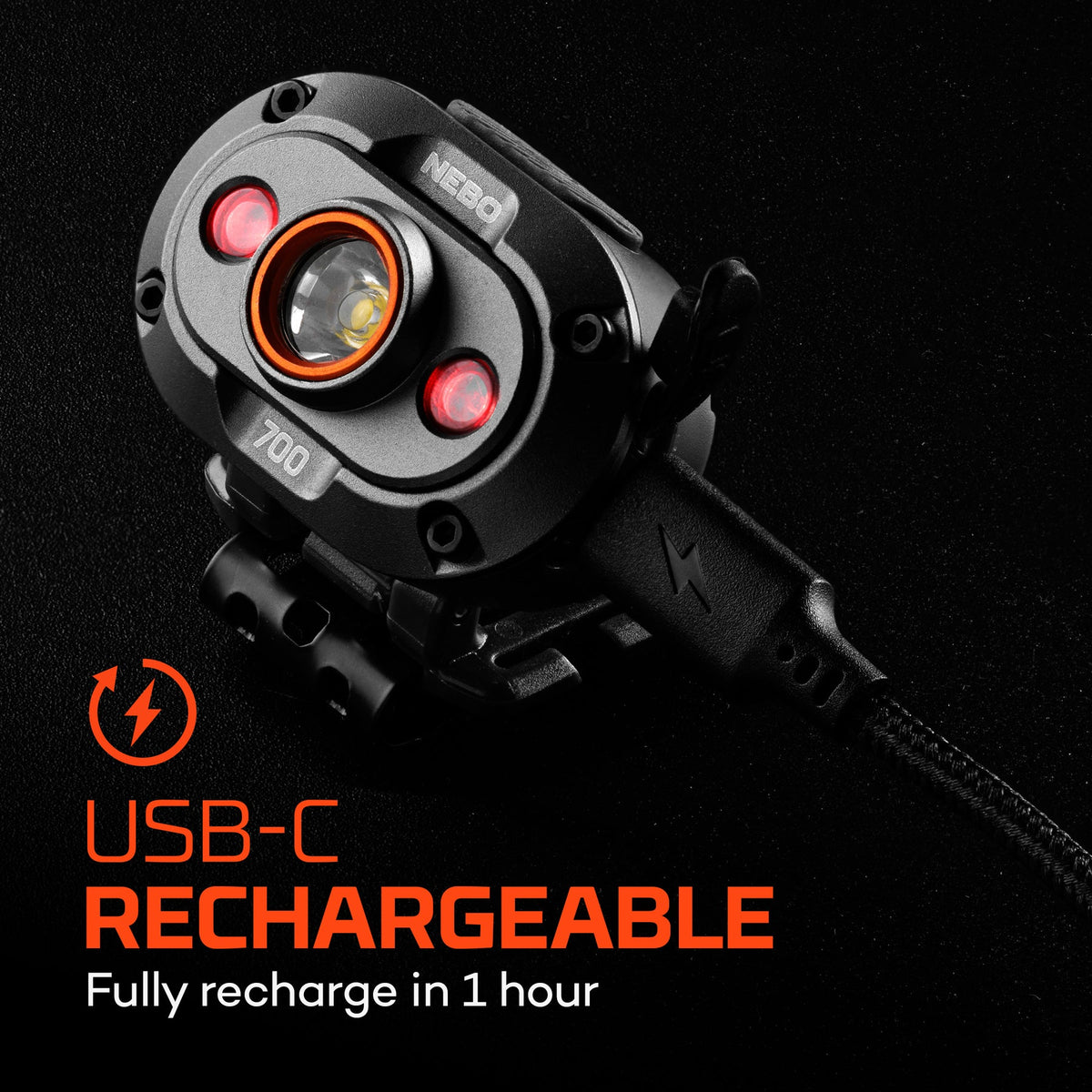 Nebo Mycro 700 Lumen Rechargeable Headlamp, Headlamps, - Outdoor Kuwait