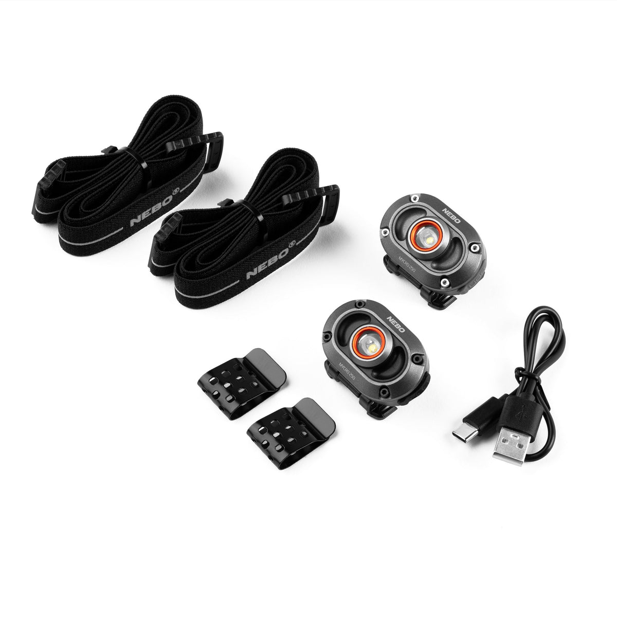 Nebo Mycro 250 Rechargeable Headlamp 2 Pack, Headlamps, - Outdoor Kuwait