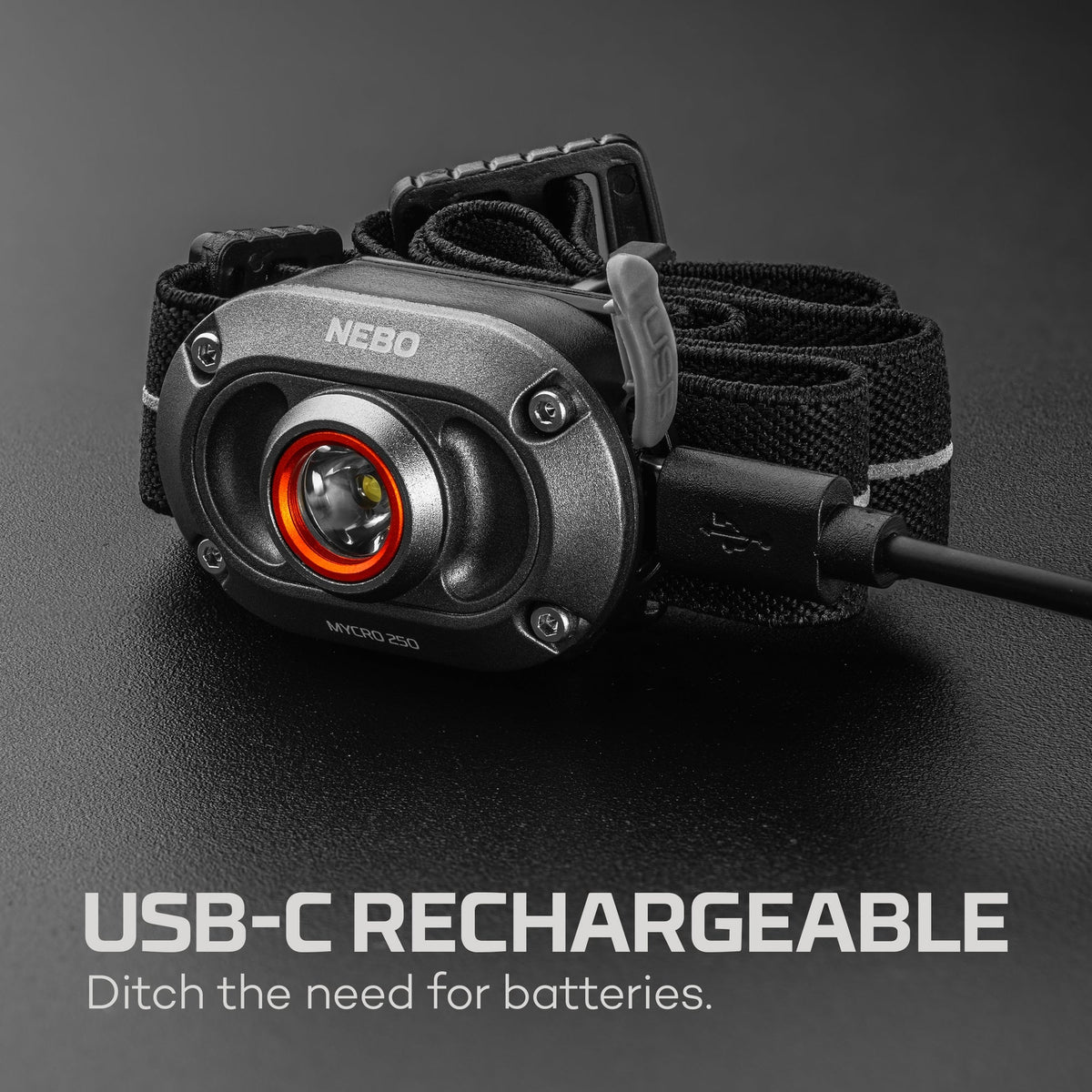 Nebo Mycro 250 Rechargeable Headlamp 2 Pack, Headlamps, - Outdoor Kuwait