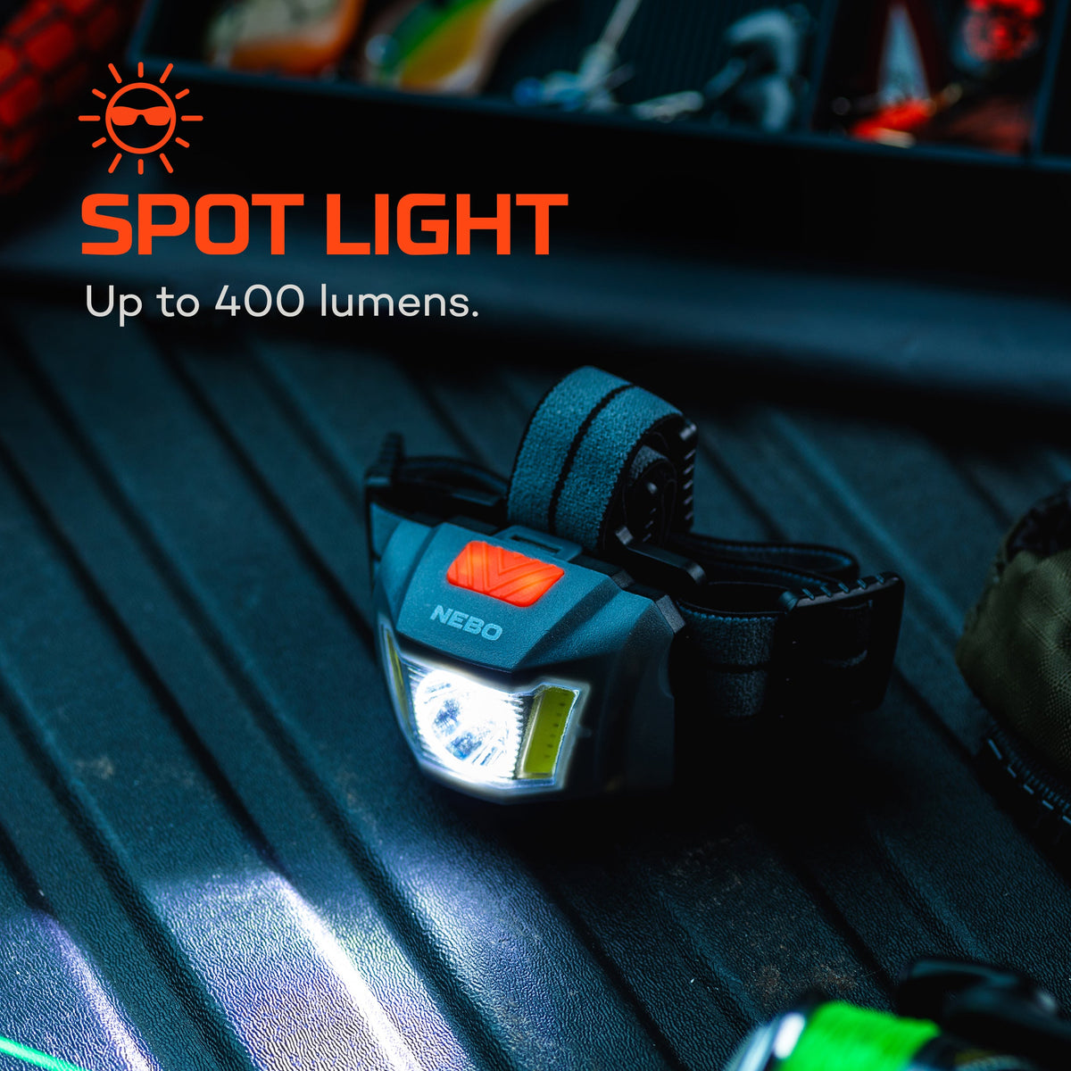 Nebo Einstein Duo 400 Lumen Compact Headlamp, Headlamps, - Outdoor Kuwait