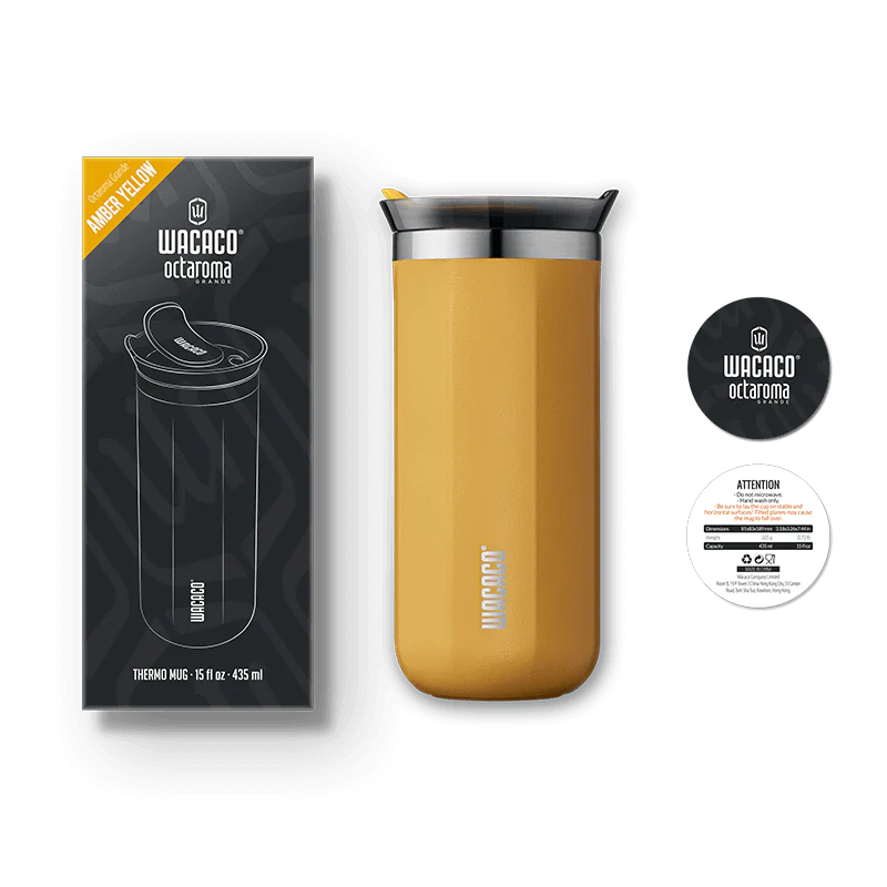 Wacaco Octaroma Grande - Vaccum Insulated Mug | 435ml, Mugs, - Outdoor Kuwait