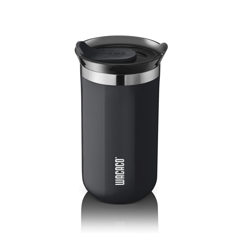 Wacaco Octaroma - Vaccum Insulated Mug | 300ml, Mugs, Onyx Black - Outdoor Kuwait