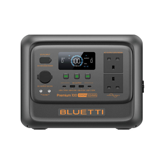Bluetti Premium 100 V2 Portable Power Station | 2000W 1024Wh, Power Station, - Outdoor Kuwait