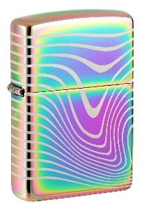 Zippo Lighter 48775 Wavy Pattern Design, Lighters & Matches, - Outdoor Kuwait
