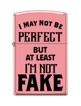 Zippo Lighter 238 CI404934 REG Pink Matte i May Not Be, Lighter, - Outdoor Kuwait
