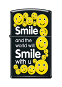 Zippo Lighter 218 CI412239 SMILE DESIGN, Lighters & Matches, - Outdoor Kuwait