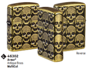 Zippo Lighter 46302 29561 Skulls Design, Lighter, - Outdoor Kuwait