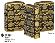 Zippo Lighter 46302 29561 Skulls Design, Lighters & Matches, - Outdoor Kuwait