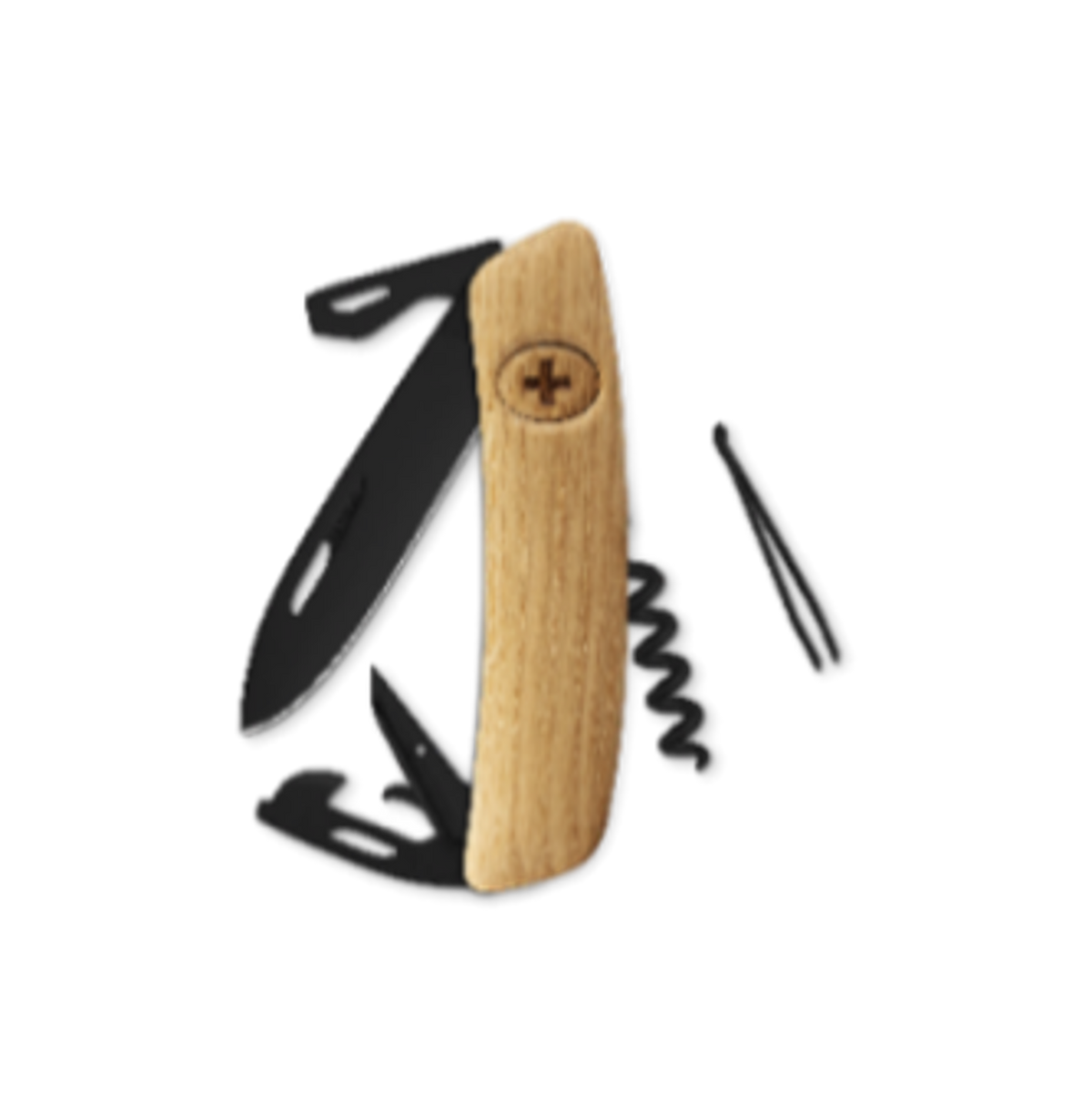 Swiza D03 AB Pocket Knife | ODK, Knives, Wood Oak - Outdoor Kuwait