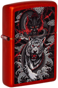 Zippo Lighter 48933 Dragon Tiger Design, Lighter, - Outdoor Kuwait