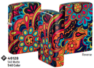 Zippo Lighter 46128 Flower Power Design, Lighters & Matches, - Outdoor Kuwait