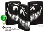 Zippo Lighter 46268 49193 Grinning Pumpkin Design, Lighters & Matches, - Outdoor Kuwait