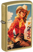 Zippo Lighter 46248 48267 Cowgirl Design, Lighters & Matches, - Outdoor Kuwait