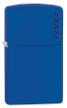 Zippo Lighter 229ZL Royal Blue Matte Zippo Logo, Lighters & Matches, - Outdoor Kuwait