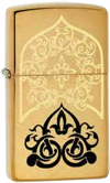 Zippo Lighter CI018782 - 204B Arabic Floral Patter Piece, Lighters & Matches, - Outdoor Kuwait