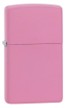 Zippo Lighter 238 REGULAR PINK MATTE, Lighters & Matches, - Outdoor Kuwait