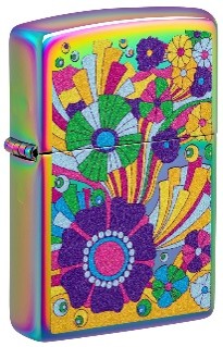 Zippo Lighter 48997 Vintage Flowers Design, Lighters & Matches, - Outdoor Kuwait