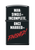 Zippo Lighter 218-CI412255 Man Single Design, Lighter, - Outdoor Kuwait