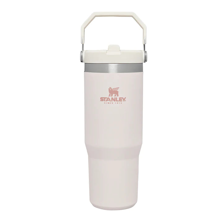 STANLEY CLASSIC ICEFLOW FLIP STRAW TUMBLER | 0.8L | 30 oz, Water Bottles, Rose Quartz - Outdoor Kuwait