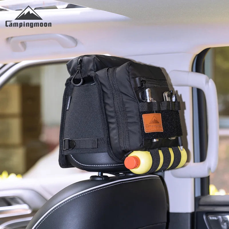 Car Headrest Multi-Function Organizer with Glasses Pocket, , - Outdoor Kuwait