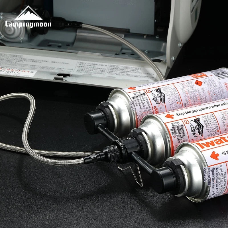 Campingmoon BKZ30 Aluminum Alloy Card-Type Long Gas Tank Adapter, , - Outdoor Kuwait