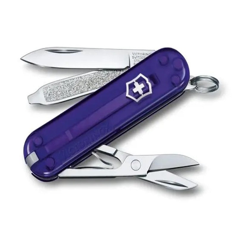 Victorinox Classic SD Transparent, Knives, Persian Indigo   - Outdoor Kuwait