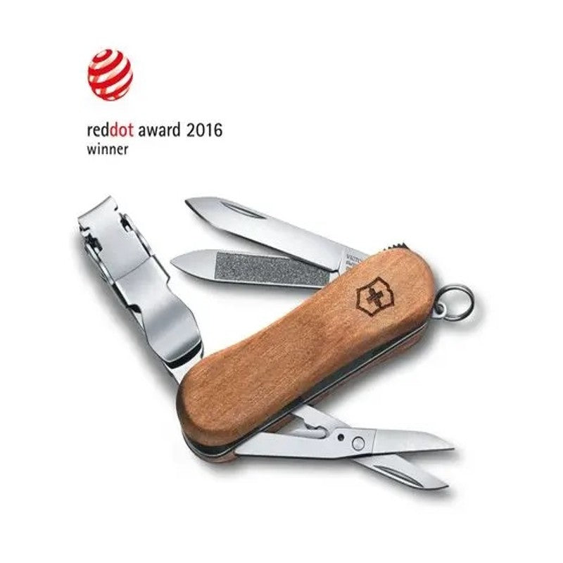 Victorinox Nail Clip 580 Walnut Wood, Knives,    - Outdoor Kuwait