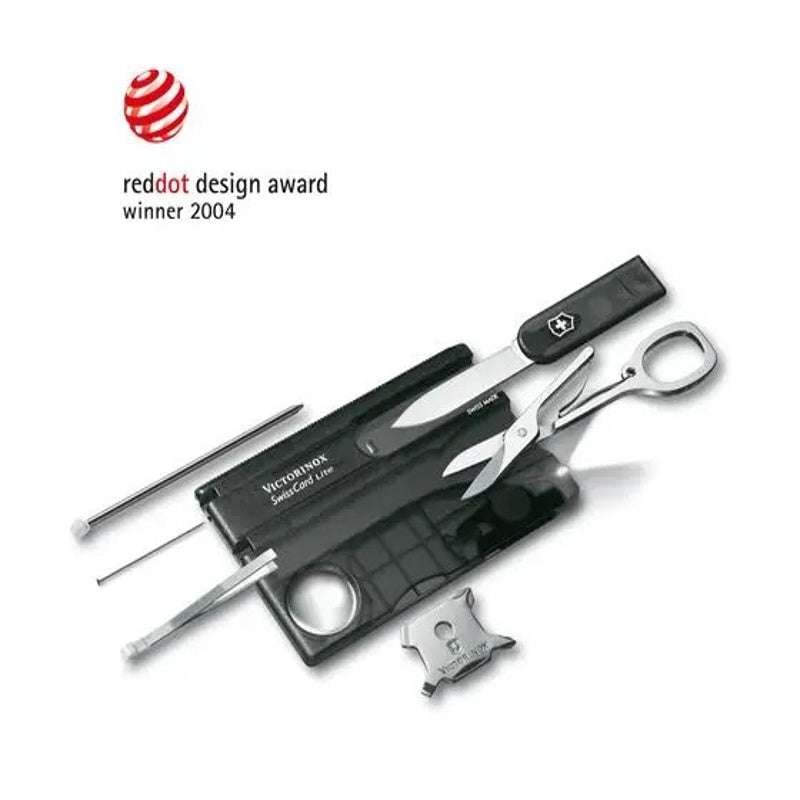 Victorinox Swiss Card Lite Transparent, Knives, Black   - Outdoor Kuwait