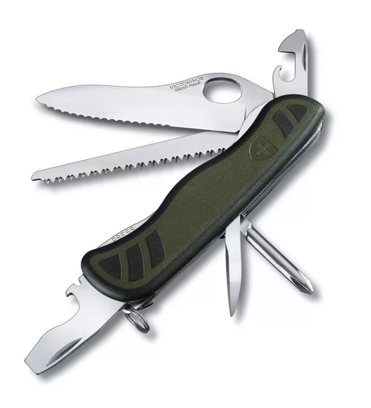 Victorinox Swiss Soldier Knife Green/Black, Knives,    - Outdoor Kuwait
