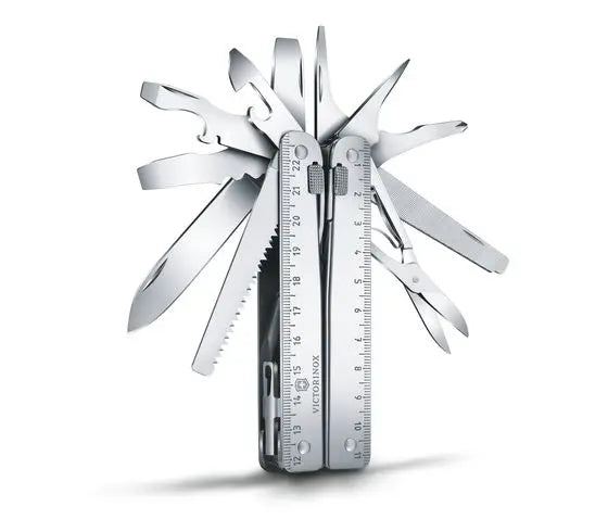 Victorinox Swiss Tool x with Leather Case, Knives,    - Outdoor Kuwait